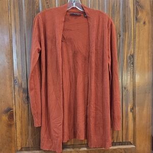 Cyrus Terracotta Open Front Cardigan